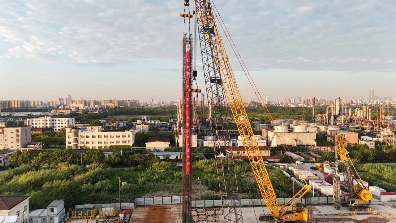 合流污水一期復(fù)線總管工程浦東北路泵站百米級地墻施工順利完成